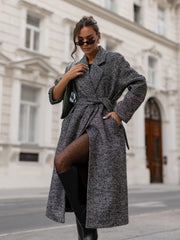 palton alb negru Heba