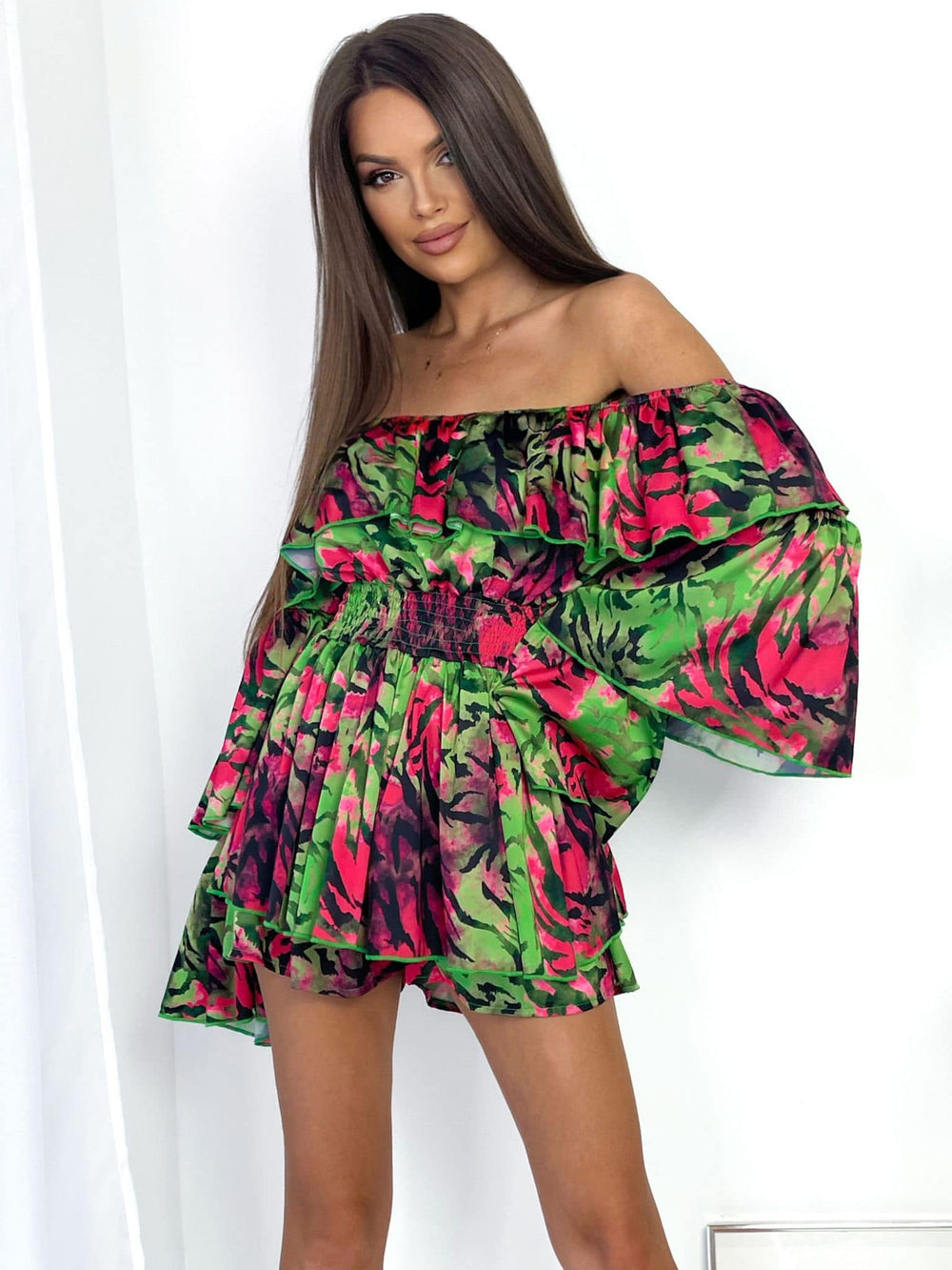 rochie-dama-lunga-tropicala