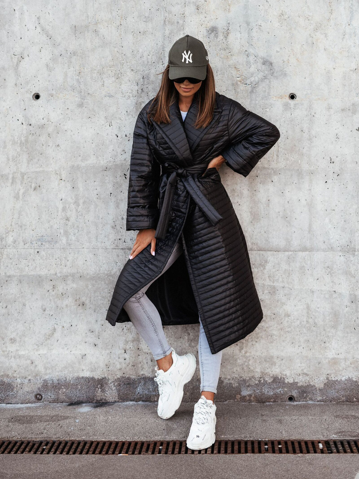 palton-dama-lung-fas-neagra