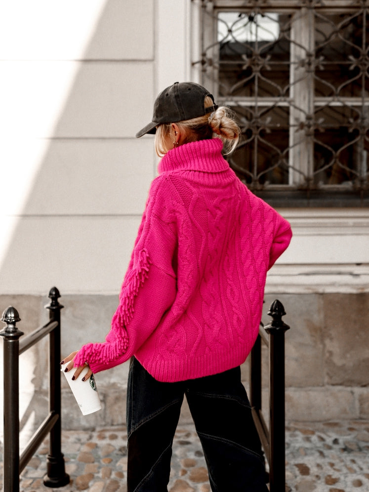 bluza-dama-cu-ciucuri-fucsia (2)