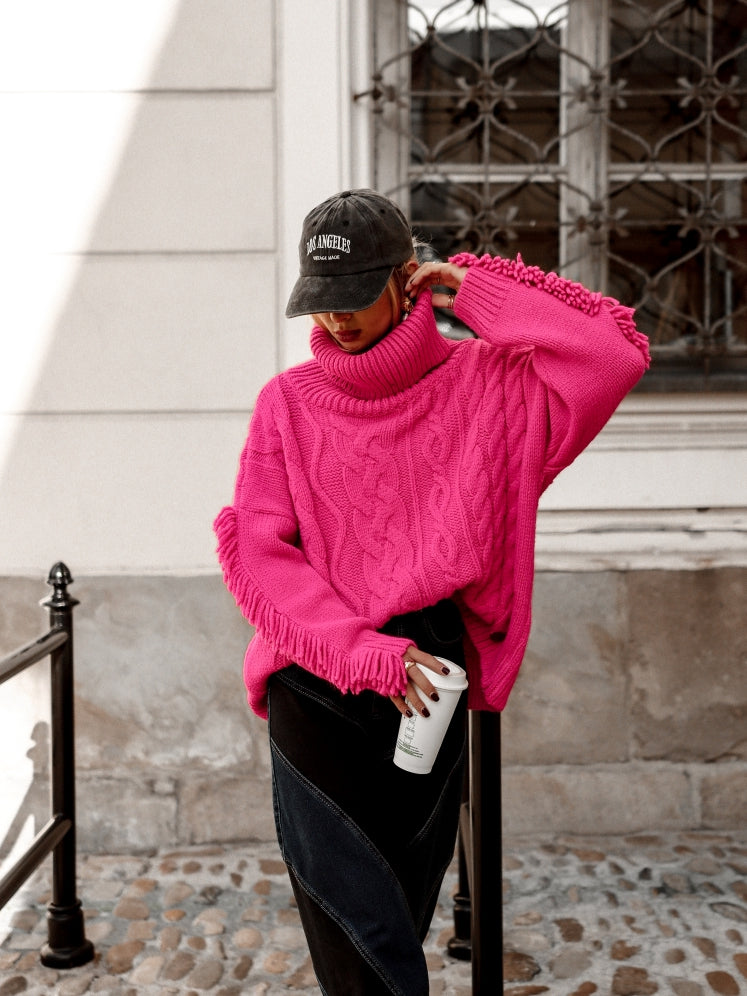 bluza-dama-cu-ciucuri-fucsia (5)