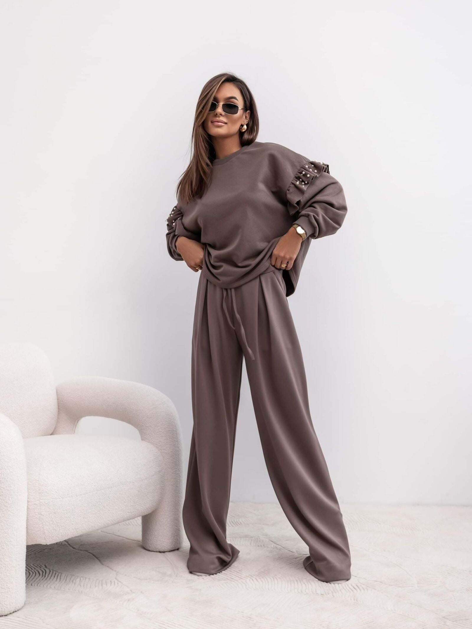 compleu-dama-din-bumbac-maro-cu-accesoriu (5)