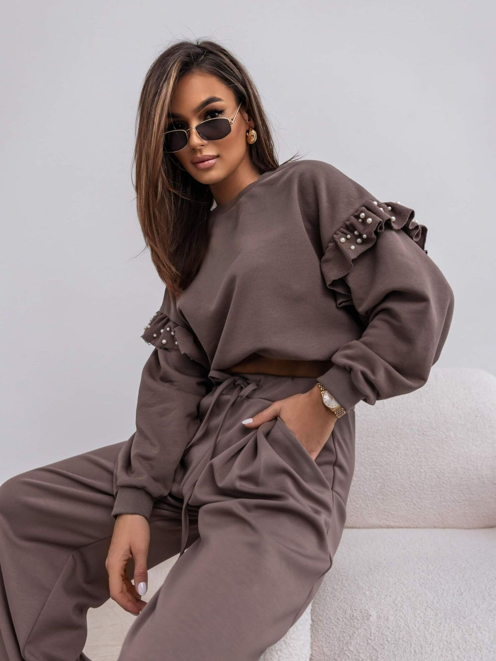 compleu-dama-din-bumbac-maro-cu-accesoriu (6)