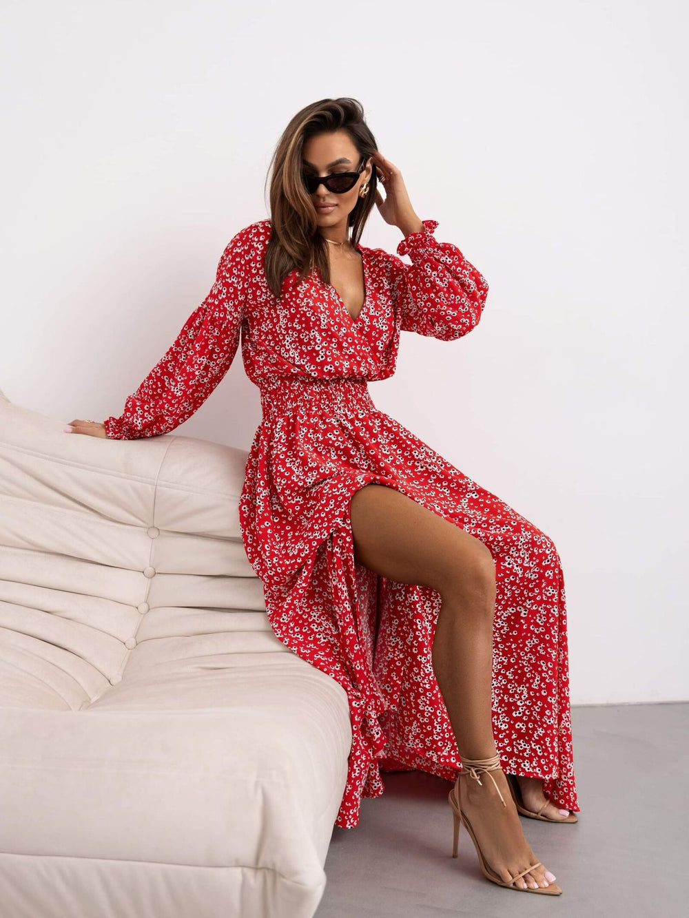 Rochie-dama-de-zi-lunga-rosie (2)