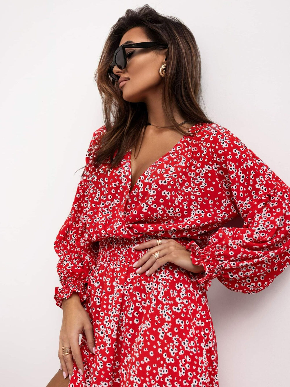 Rochie-dama-de-zi-lunga-rosie (3)