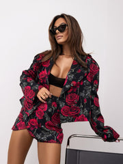 costum-dama-fusta-pantalon-si-sacou-cu-imprimeu-floral