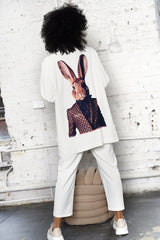 Sacou dama oversized Maryna Fancy Owl - mauri.ro (1)