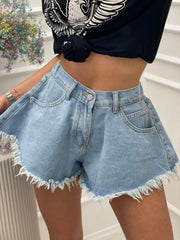 Pantaloni scurti din denim Kity - mauri.ro (3)