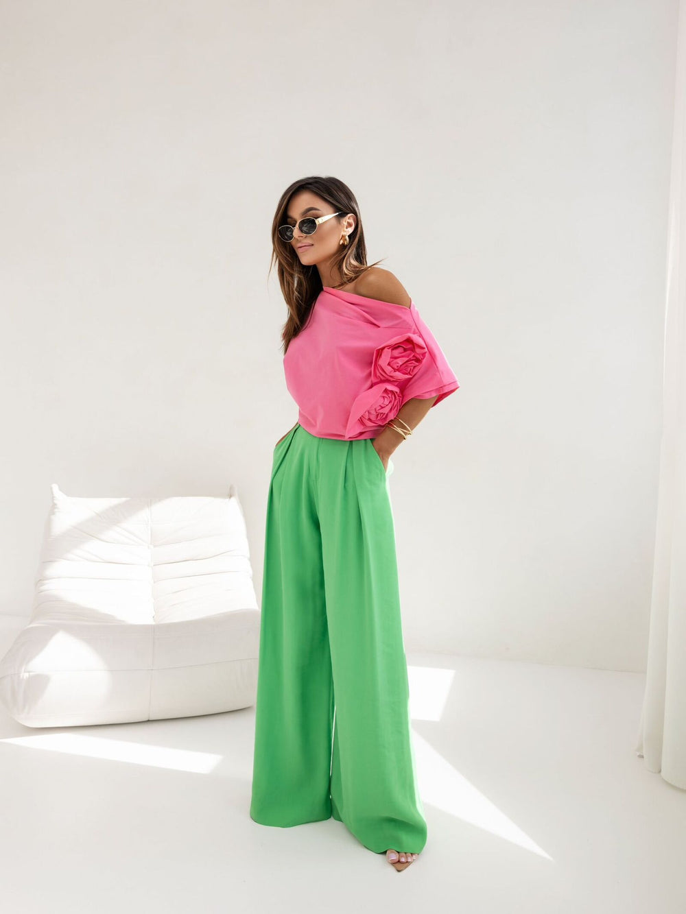 bluza-cu-maneci-scurte-fucsia-kendall
