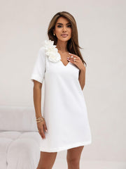 Rochie-eleganta-scurta-alba-Vegas
