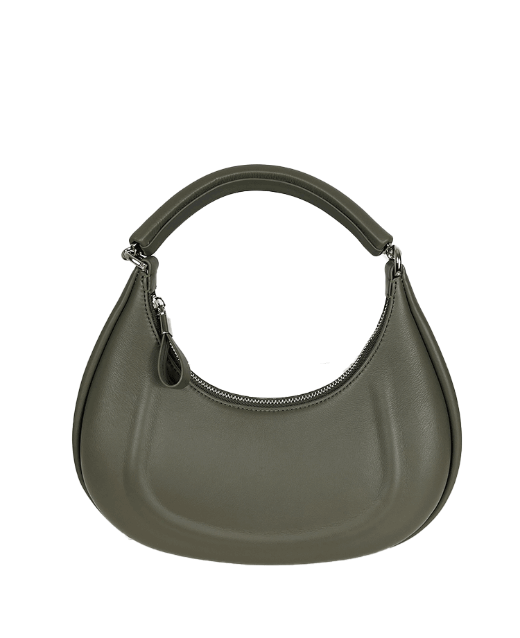 Geanta eleganta verde cu curea de umar C200 - mauri.ro (2)