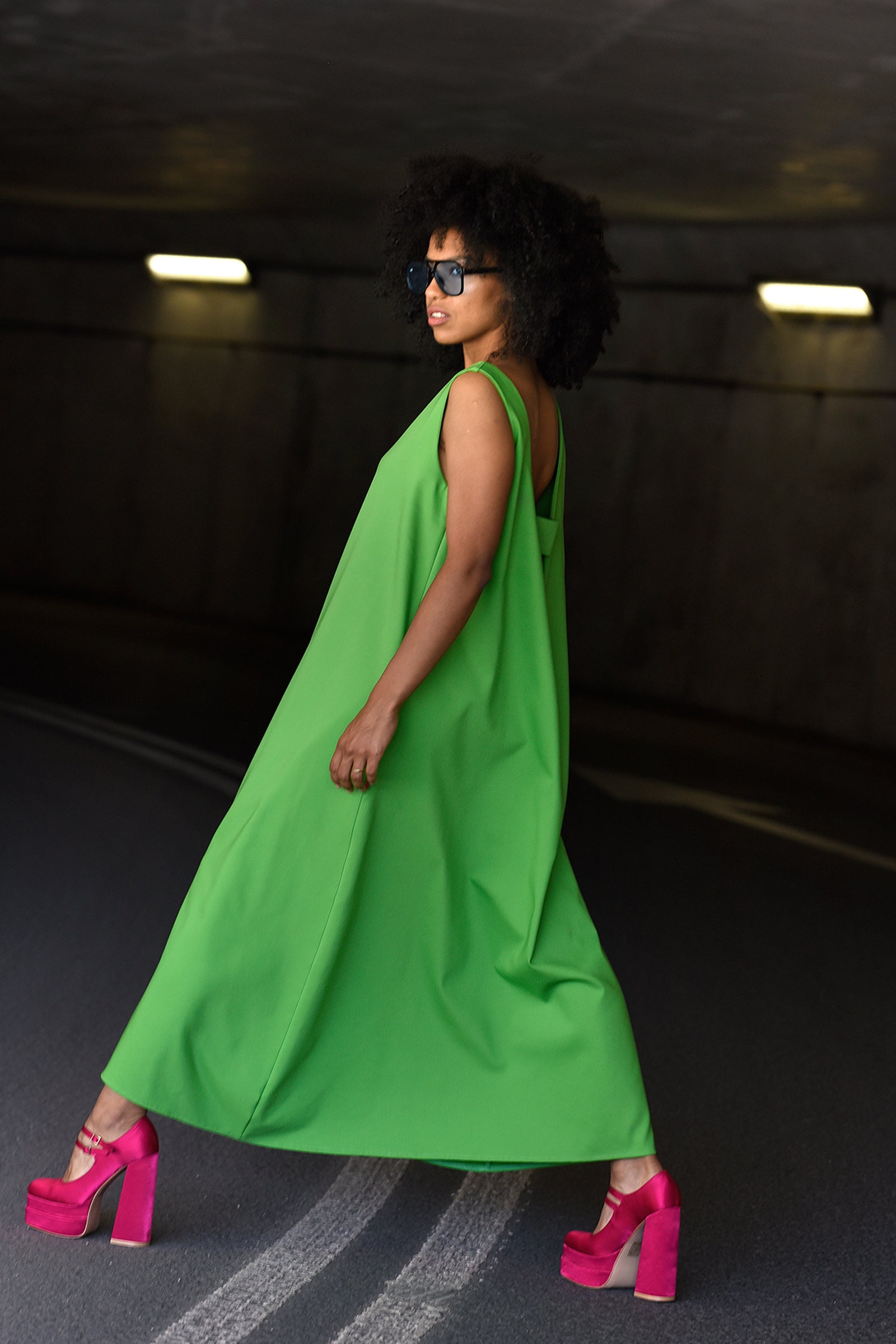 Rochie verde Victoria - mauri.ro (4)