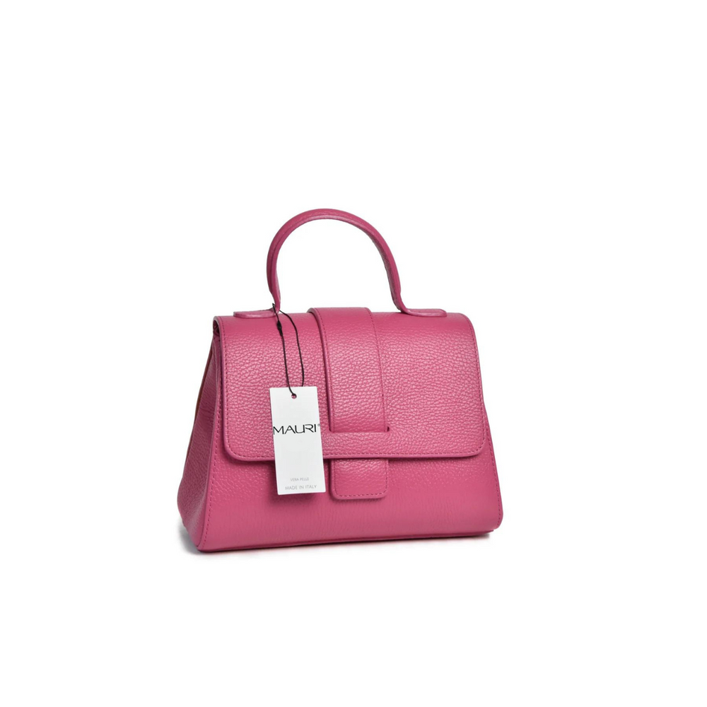 Geanta din piele naturala Becca Mini FUCSIA - mauri.ro (1)