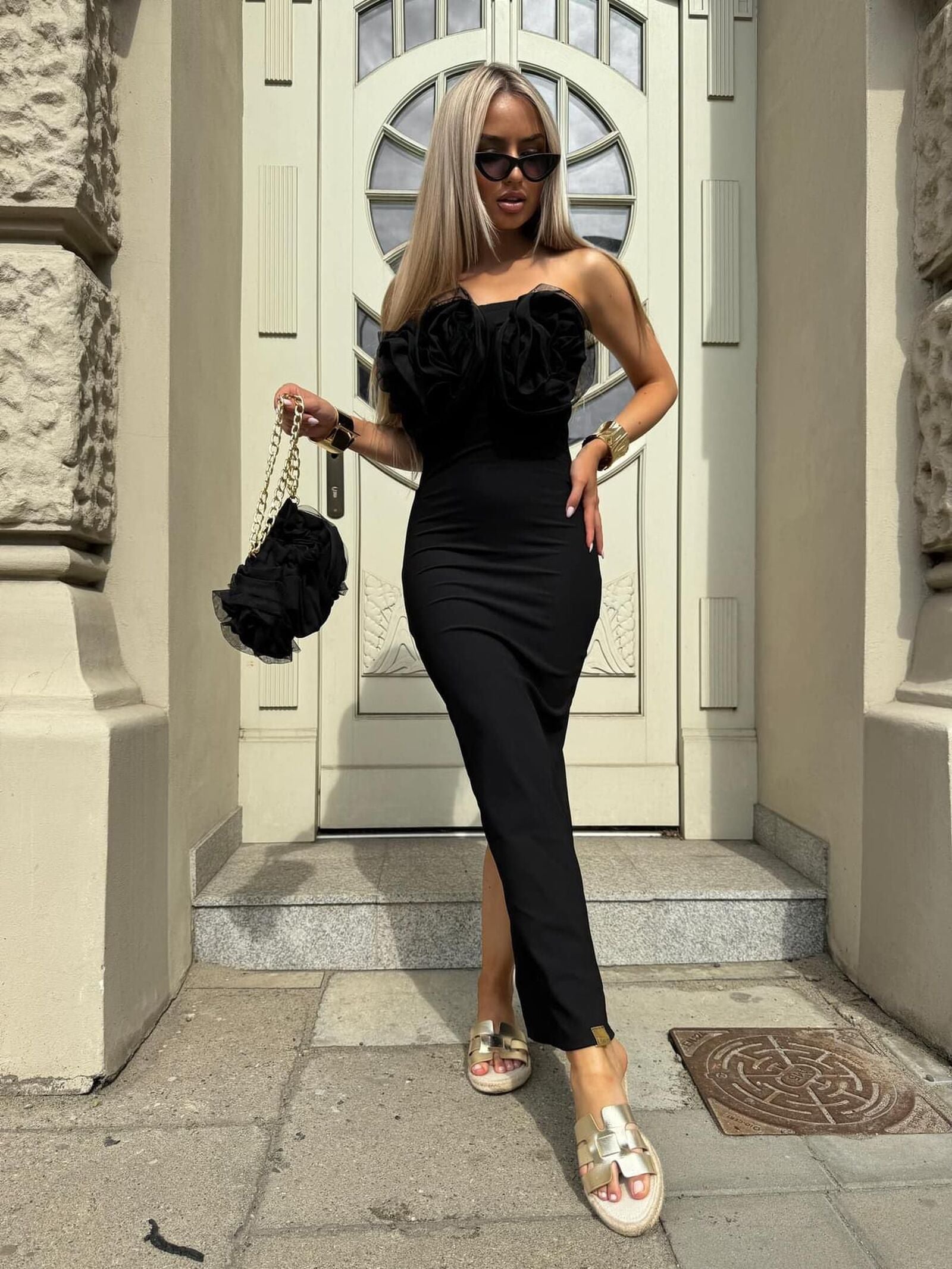 rochie-lunga-neagra-majestic (4)