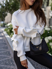 Bluza-dama-cu-funda-alba-Clematide (3)
