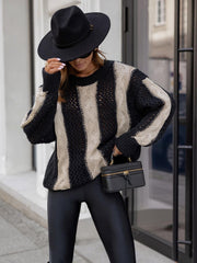 bluza-impletita-negru-bej-norberto