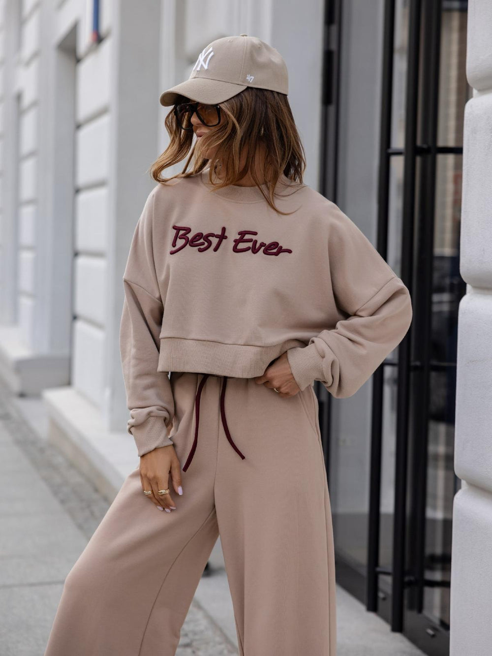 Trening bej din bumbac Best EVER - mauri.ro (1)
