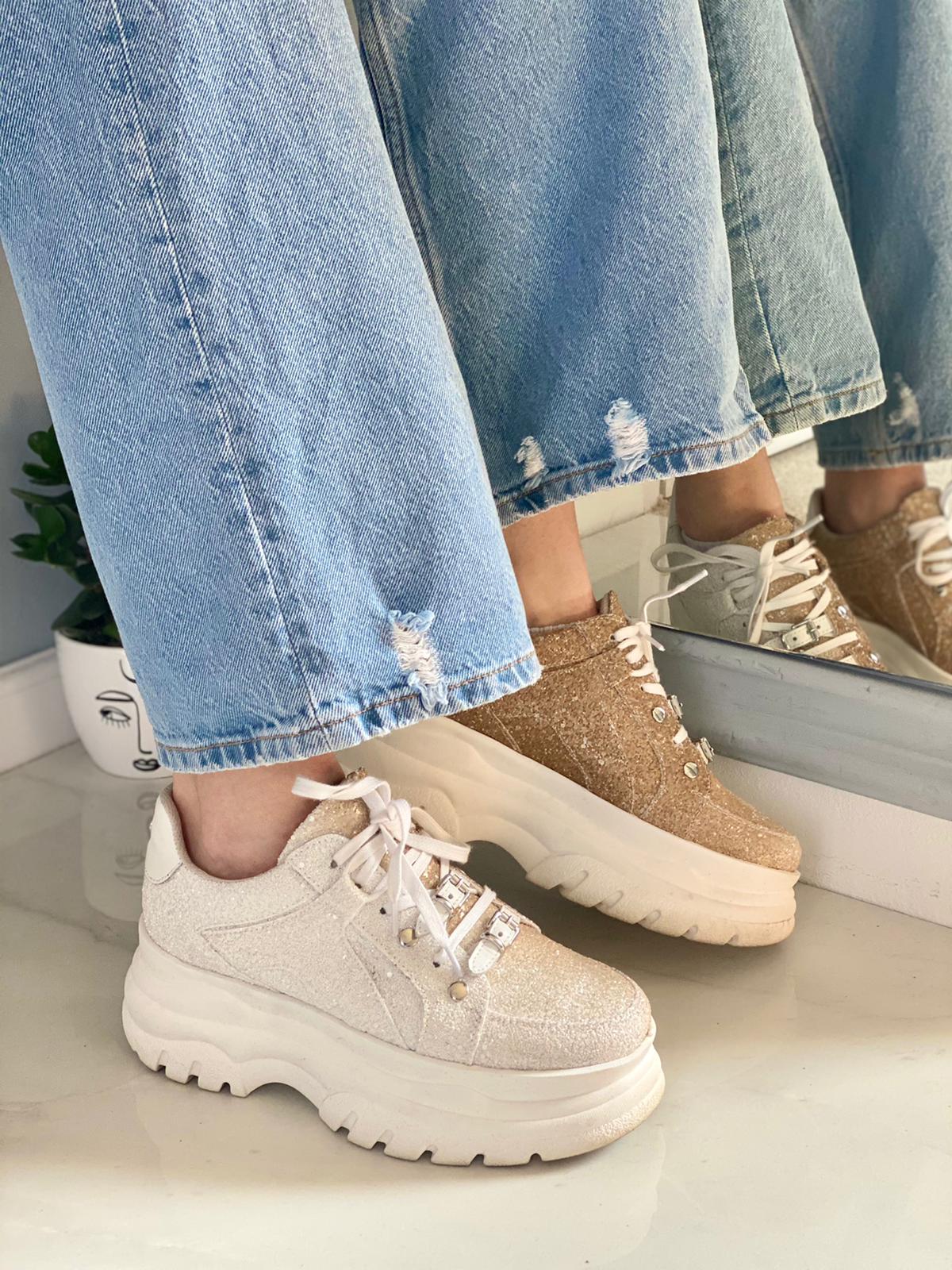 sneakers-piele-naturala-disco-boom-goldwhite