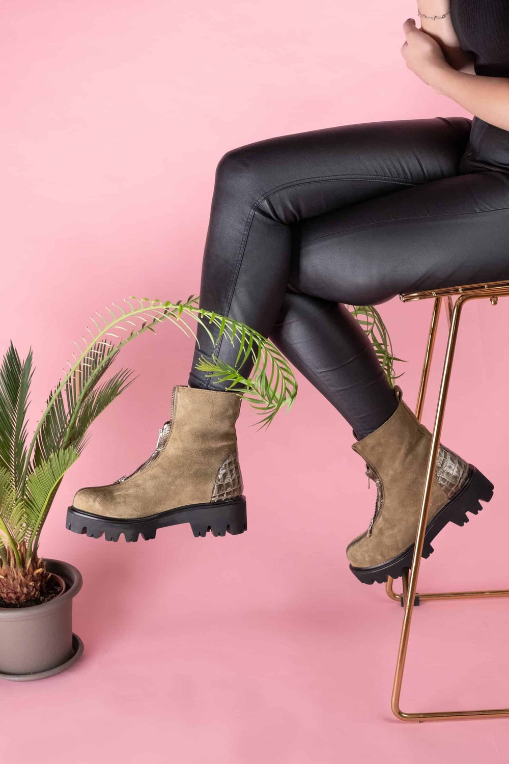 Ghete-piele-Double-Croco-Army-3-min