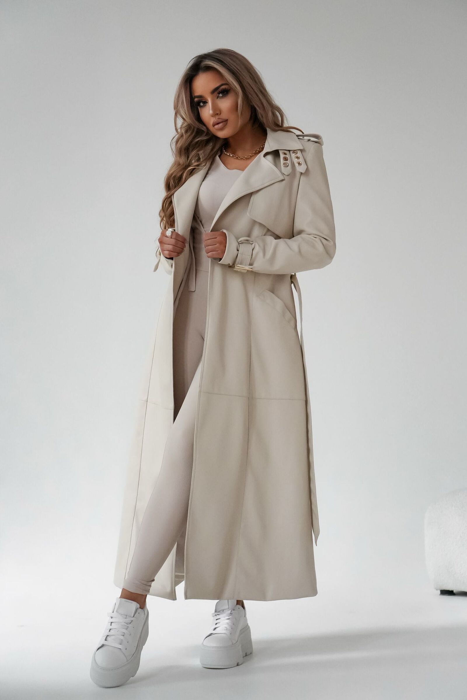 Trench-midi-toffee-Tiago