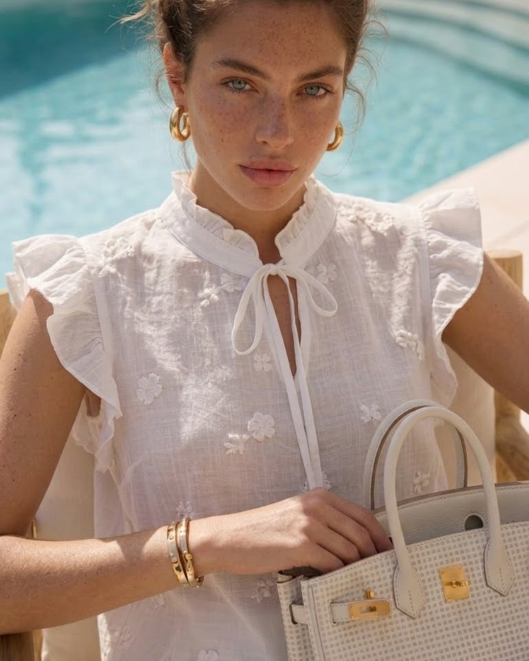 Bluza White Blossom