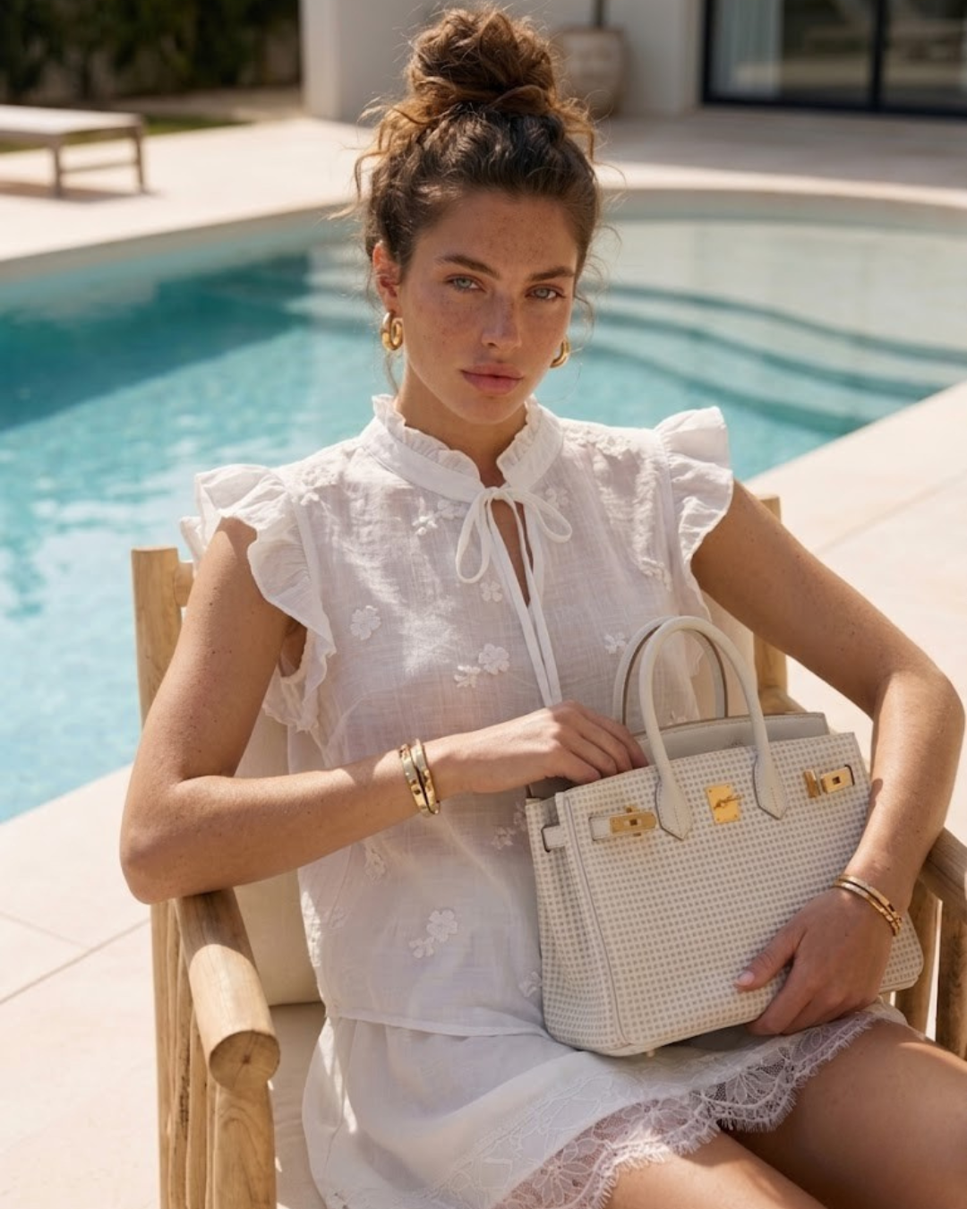 Bluza White Blossom