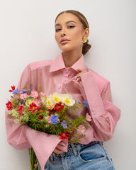 Cămașă Roz Organza