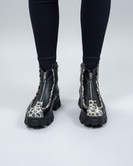 Ghete din piele neagra Chiara