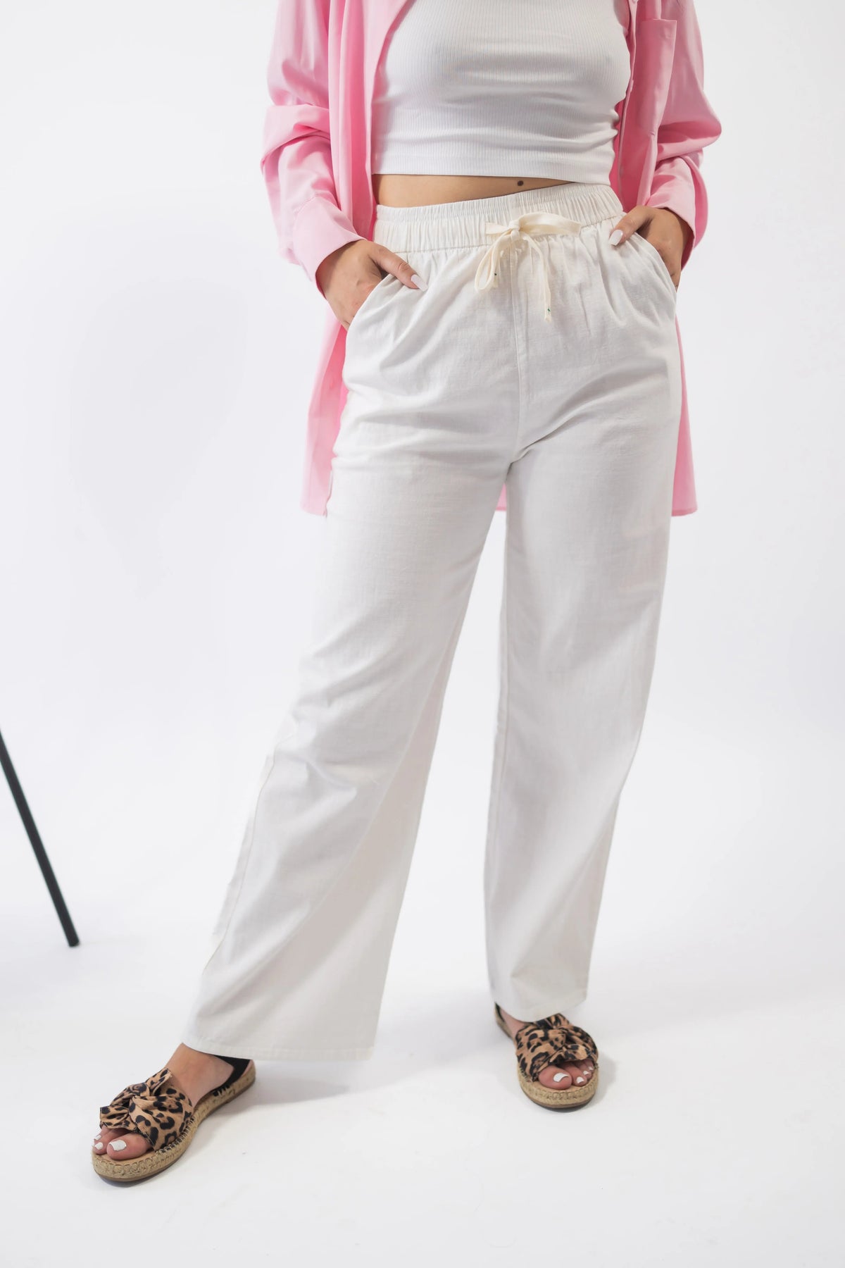 Pantaloni de In Wide Leg Albi