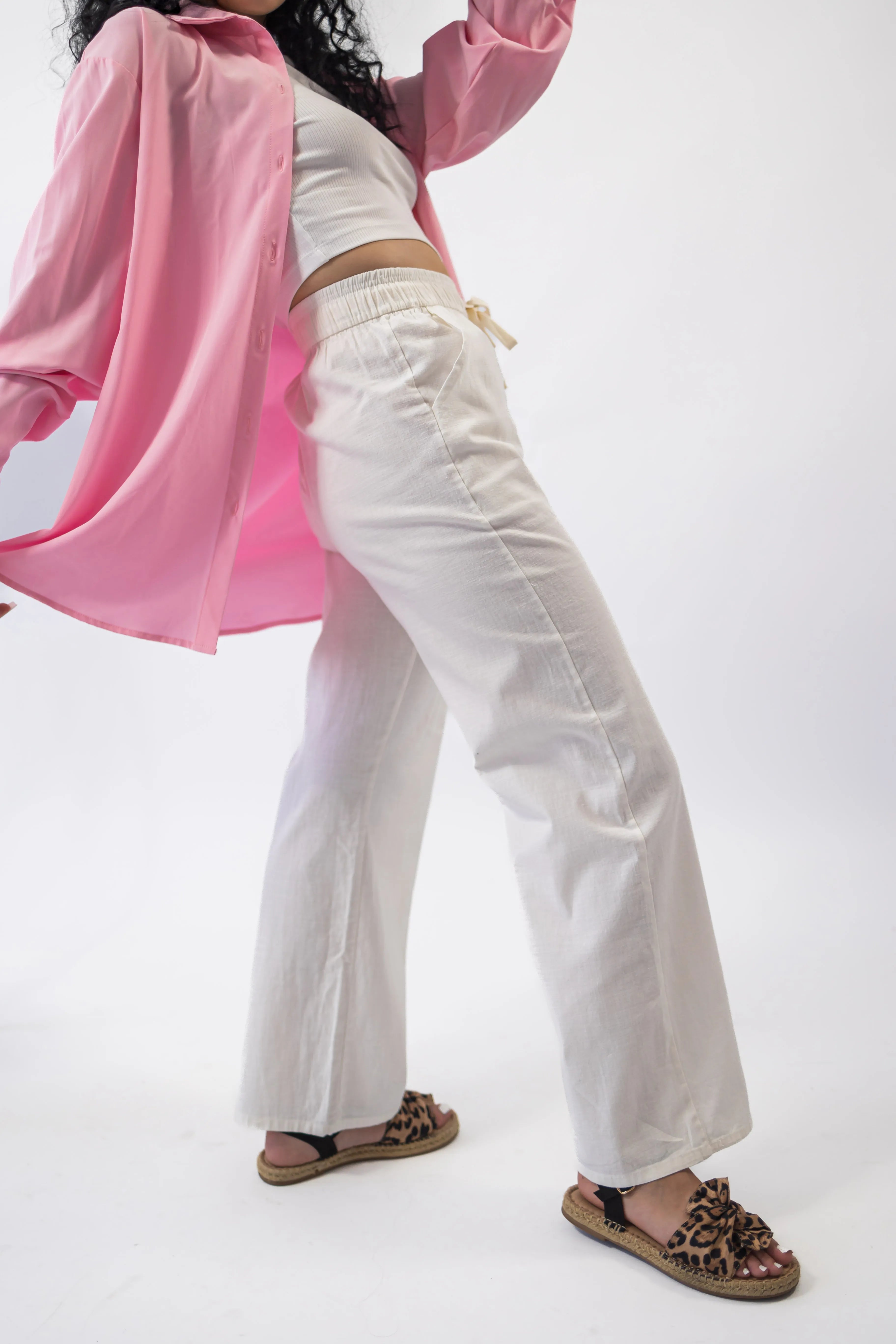 Pantaloni de In Wide Leg Albi