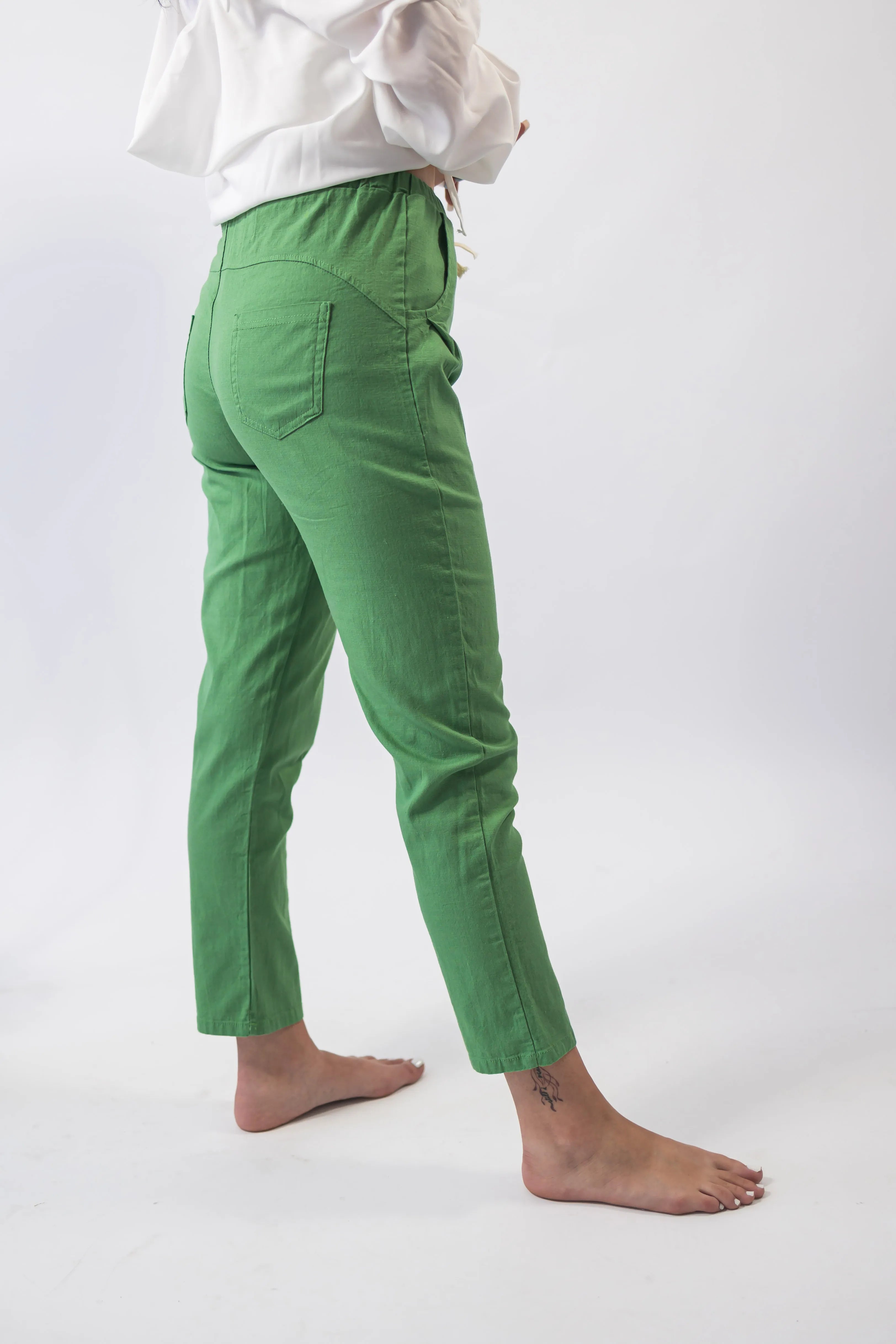 Pantaloni de In Conici Verzi