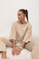 Set Damă Bej Elegant Luxe Ease