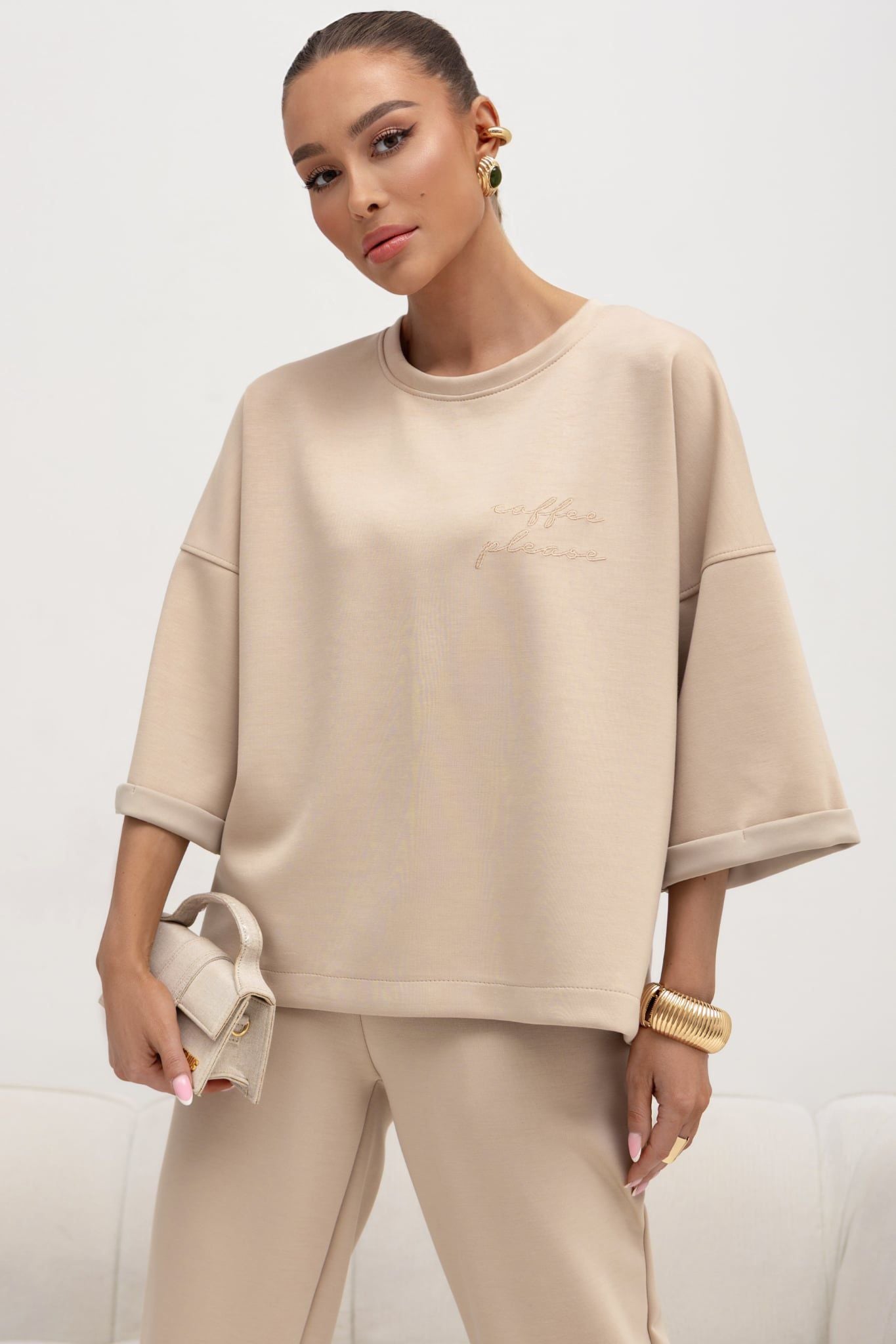 Set Damă Bej Elegant Luxe Ease