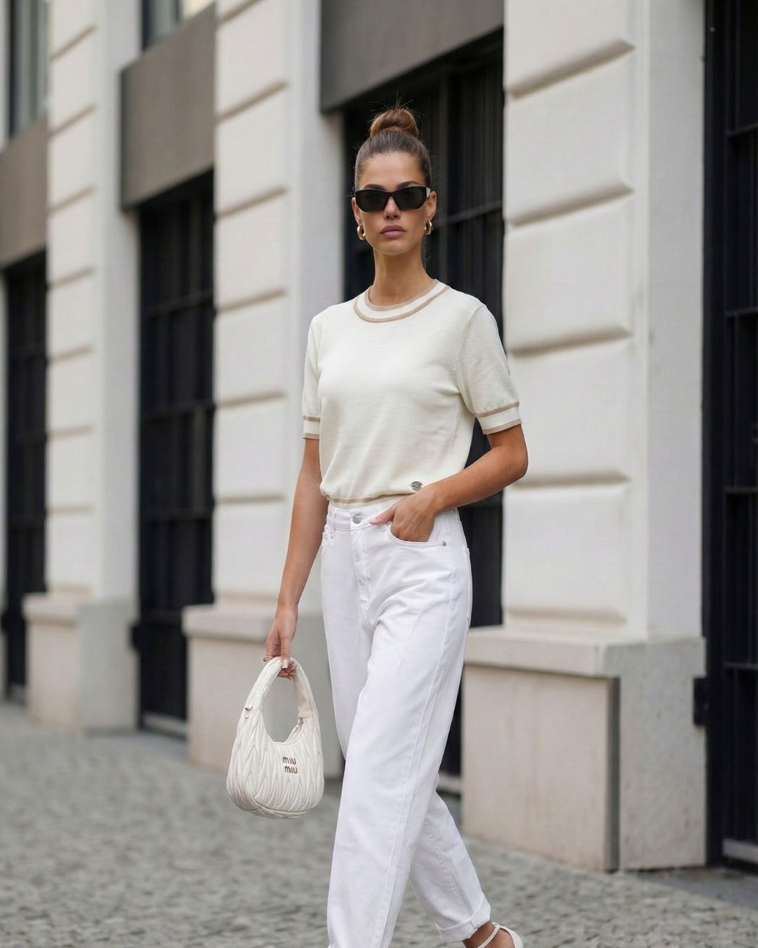 Tricou Elegant Ivory Line