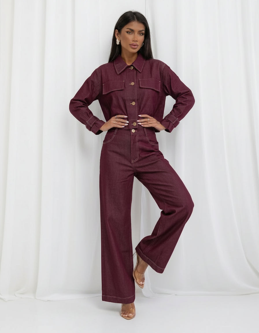 compleu denim brooklyn burgundi mauri 2