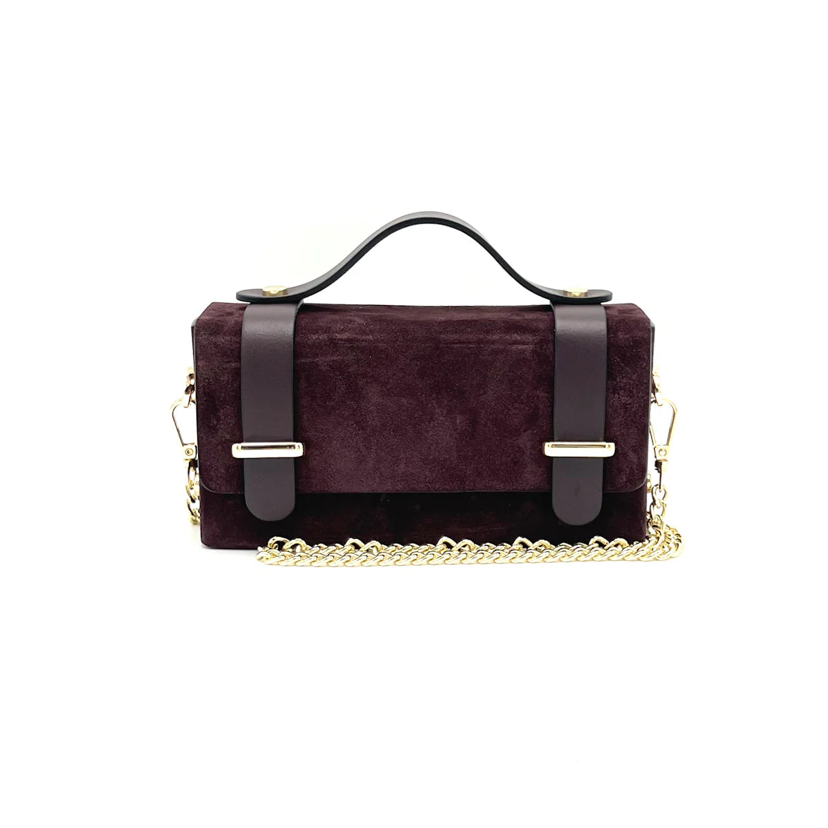 Geanta din piele naturala Becca maro - Mauri