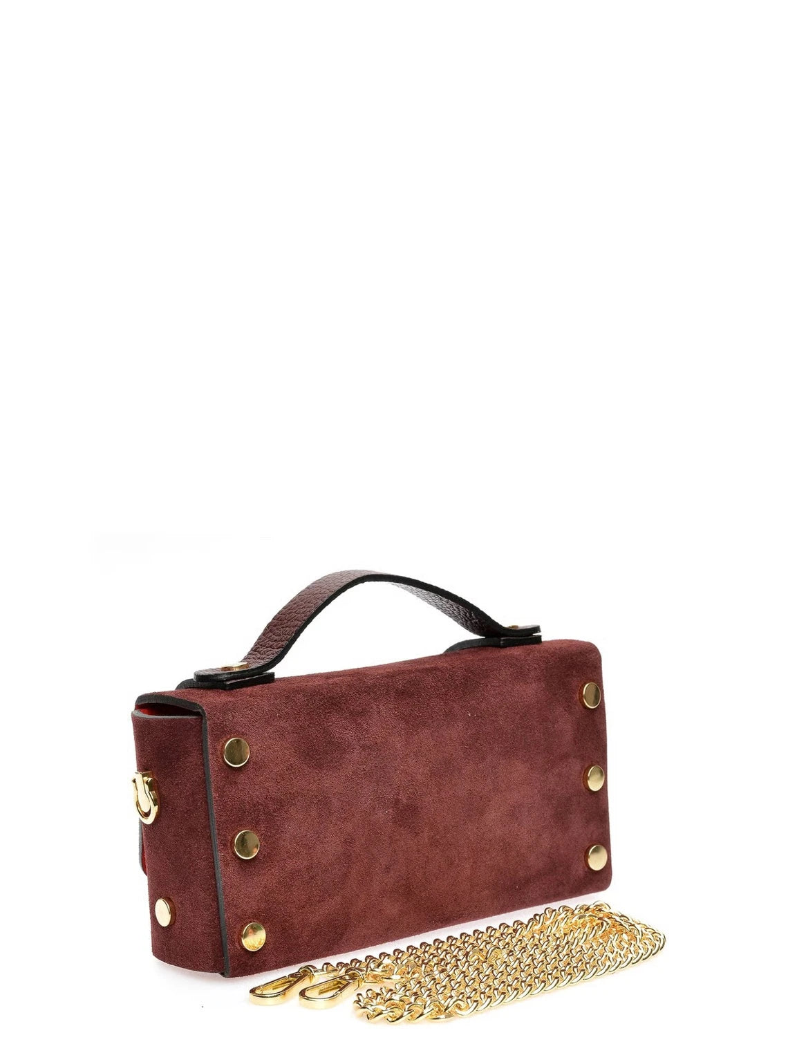 Geanta din piele naturala Becca maro - Mauri