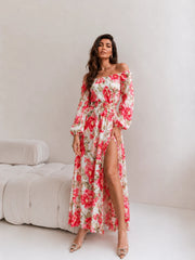 Rochie dama lunga colorata