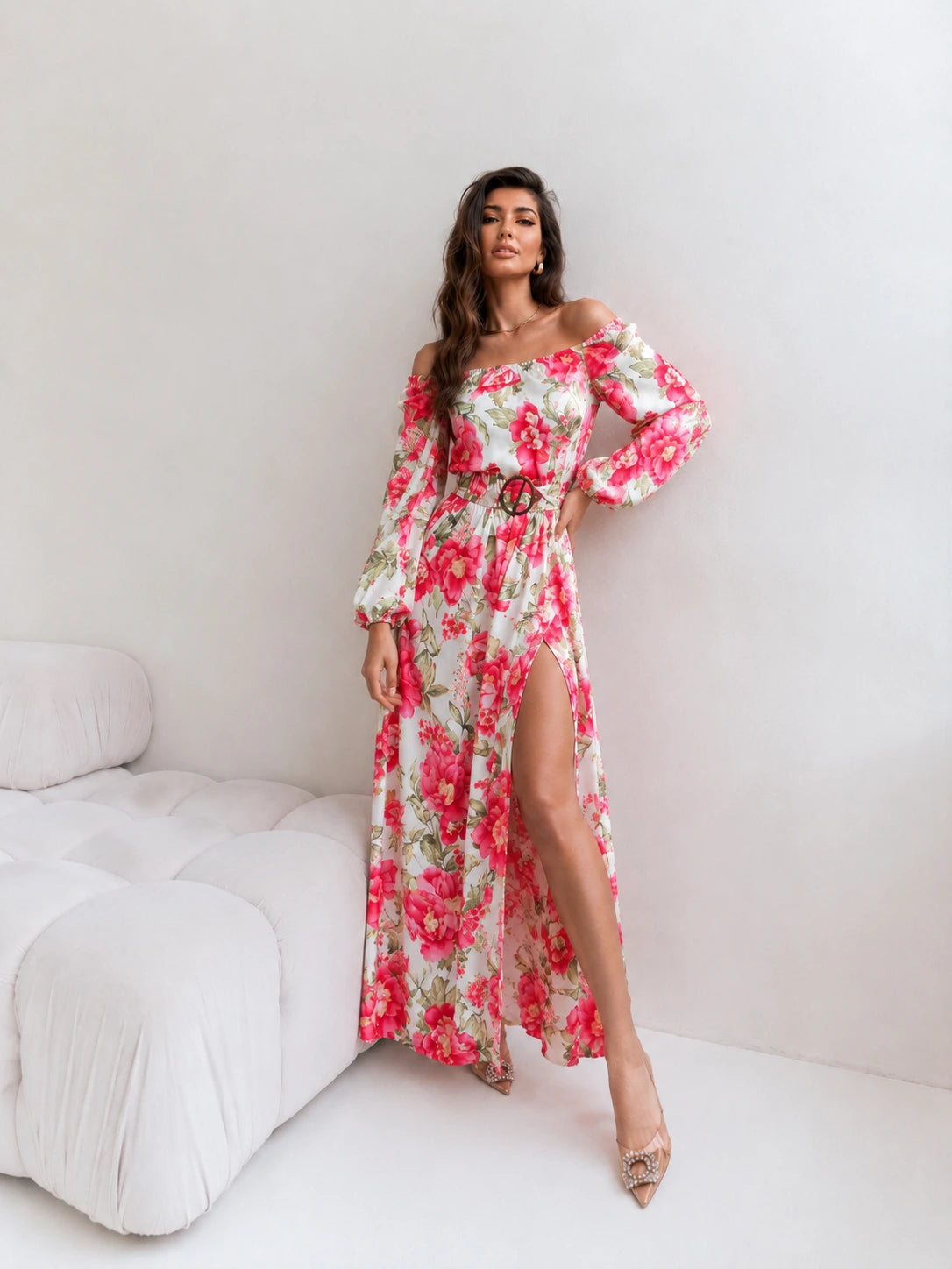 Rochie dama lunga colorata