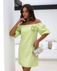 Rochie dama mint eleganta