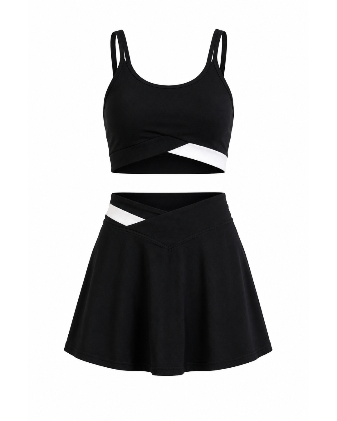 Set Fitness Celeste Negru