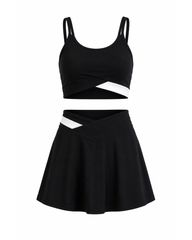 Set Fitness Celeste Negru