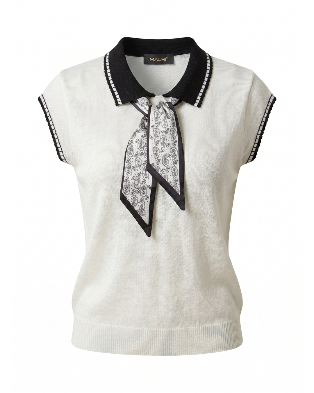 Tricou Velouria Alb