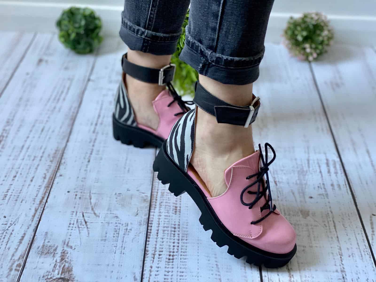 pantofi piele naturala catina prism pink (13)